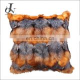 Wholesale Customed Decorative Cushion Covers Real Fox Fur Pillowcase