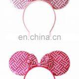 Hotest Cute Sequin Bow Big Ear With 1cm Satin Headband for Kids thumbnail-5