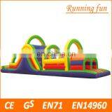 Hot Selling Long Wipeout Inflatable Obstacle Course, Adult Inflatable Obstacle Course thumbnail-4