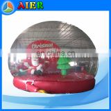 Hot sale Christmas decoration Red Inflatable Snow Ball