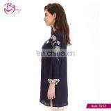 Guangzhou Apparel Summer Thread Long Sleeve Blouse Fashion Design thumbnail-2