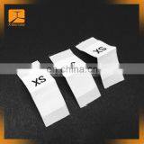 China Custom Washing Label Size/Label Clothes Sewing / Garment Lable Style