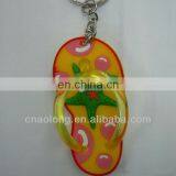 Slipper Logo Custom Soft Pvc Keyring,rubber Key Chain,plastic Keychain