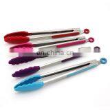 Heat Resistant Kitchenware BBQ Silicone Tongs for Cooking thumbnail-6