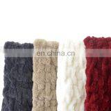 Top Seller Super Soft Extra Cozy Luxury Embossed Rabbit White Faux Fur Throw Blanket for Bed thumbnail-2