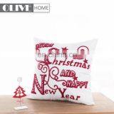 45x45CM Custom Latest Design Merry Christmas Theme Embroidery Sofa Cushions thumbnail-5