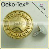 Metal Jeans Button