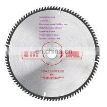 14 in 100 teeth High speed steel circular saw blade for wood cutting