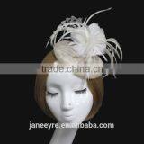 Yiwu Manufacturer Sinamay Base Fascinator Hat Hair Clips Hairpins thumbnail-4