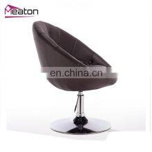 New Leather Adjustable Hydraulic Fashion Design Round Chaise Lounge Egg Chair thumbnail-3
