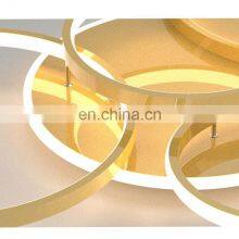 Gold Ceiling Lighting For Bedroom Indoor Lamps Parlor Foyer Lamp Modern Acrylic Ceiling LED Lamp thumbnail-3