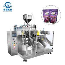 Горизонтальный автомат для наполнения и упаковки сока в пакеты с насадкой для напитков с изготовлением пакетов