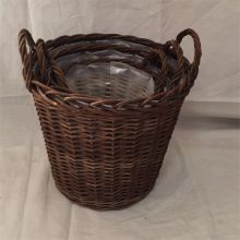 Classical Style Picknick Basket Wicker Basket China Customized