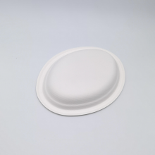 10 Inch Sturdy Greaseproof Microwavable Compostable Disposable Bamboo Fiber Restaurant Party Paper Plate Biodegradable thumbnail-3