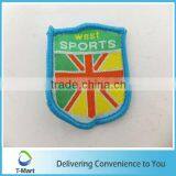 New Design Embroidery Badge/Sticker/patch Design Woven Label for Clothings, Bags, and Garments thumbnail-1