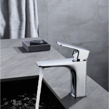 J Star Factory Outlet Hot And Cold Water Brass Luxury Basin Faucet Basin Mixer For Hotel Bathroom