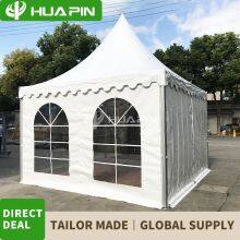 5x5m Pointed Tent Aluminum Alloy Bracket Four Foot Sunshade Tent Exhibition and Sales Event European Style Pagoda Tent thumbnail-4