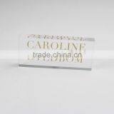 Acrylic Logo Block Acrylic Brand Block Solid Lucite Logo Block