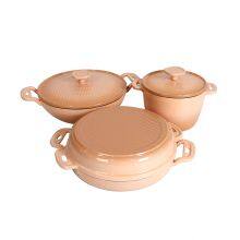 Enamel 6-Piece Cast Iron Pots and Pans Set Manufacturer thumbnail-3