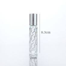 Прозрачные матовые стеклянные роликовые флаконы объемом 5 мл и 8 мл, подзаряжаемые для парфюма, эфирных масел и губного масла thumbnail-4