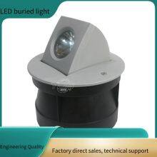 Led Outdoor Waterproof Semi-buried Ground Lights, Cob Adjustable Angle, Single Color Constant Light, Dmx512 Protocol thumbnail-3