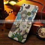 Rose Flower Polyester Skin European Style Colorful Minion Case for Iphone 6 4.7 5.5 Inch thumbnail-4