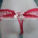 Sexy Hot Transparent Pink White Bikini, Young Ladies Thong Lingerie thumbnail-3