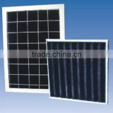 Pre-efficiency air filter with activated carbon for air-conditioning