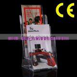 Acrylic Magazine Rack, Plexiglass Brochure Display Stand thumbnail-1