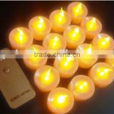 12 colors changing LED tea light candle with remote control