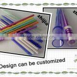 Colored long drinking straws for party