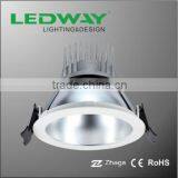 12W 5 Inch COB LED Down Light With Fixed Beam Angle Die-casting Aluminum Housing Recessed Downlight thumbnail-1