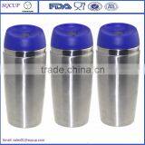 New Design 16oz Double Wall Vacuum Stainless Steel Travel Mug With Customized Logo