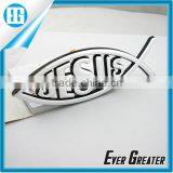 Custom Jesus Fish Badge Jesus Fish Auto Logo Stickers, Jesus Fish High Quality Jesus Fish Logo Tags Name Pvc Badge thumbnail-2