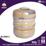 BOBWIN 3 LayerWooden Thermal Lunch Caddy thumbnail-1