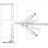 Clear Floor Two Post Car Lift Electric Release Original Manufacturer thumbnail-6