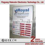 7-segment LED Digital Number Exchange Rate Panel for Bank thumbnail-3