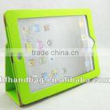 GREEN Flat Computer&To Get on the Internet Package Leather Bag