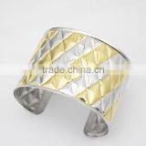 Stainless Steel Bangle Jewelry Engraved Cuff Bracelet thumbnail-5