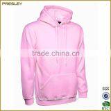 New Fashion Pocket Customized Wholesale Plain White Hoodie Men thumbnail-2