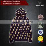 2015 New Winter Long-sleeved Men and Women Covered With Printing for Full Body Hoodie