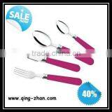 Plastic Handle Cutlery T002