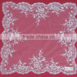 Guangzhou Soft White Wedding Tablecloth With Beads