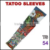 TS54 Favorites Compare 92% nylon and 8% spandex multi colors customized logo tattoos sleeves wings designs