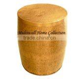 Iron Hammered Stool,Copper Finish Stool,Iron Stool thumbnail-1