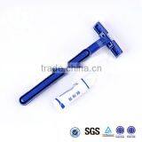 Disposable Twins Blades Straight Plastic Razor Hotel Shaving Kit thumbnail-1