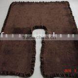 2012 100%polyester Knit Solid Shoulder Throw thumbnail-1