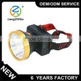 High power led 18650 battery plastic led rechargeable headlamp hunting headlamp