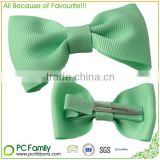 Wholesale 1.5" grosgrain ribbons hairbows with clip at back