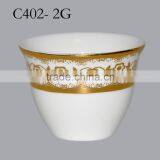 100% good quality ceramics golden coffee cup set with china manufacturer